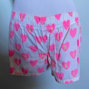 Aeropostale Pink Heart Shorts